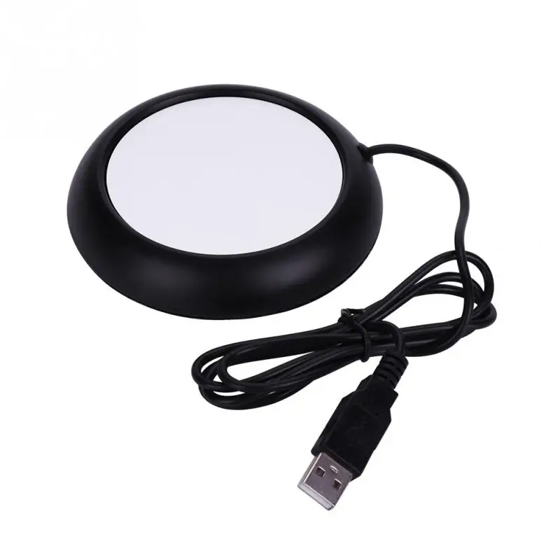 Новая USB чашка с деревянным зерном теплая кружка для напитков коврик офисного чая