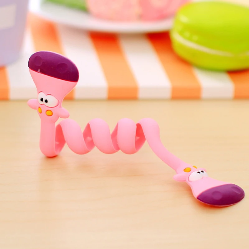 10 шт./комплект мультяшный usb кабель для защиты кабеля милый аксессуар Iphone защита