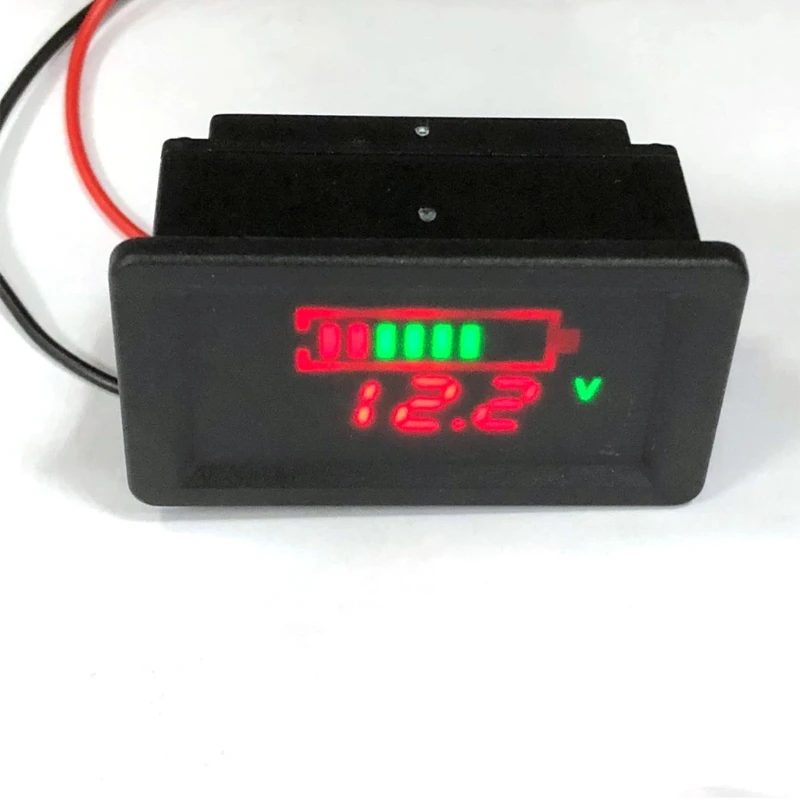 Waterproof 12V Lead Acid Battery Status Capacity LED Display Indicator Voltmeter|Измерители напряжения| |