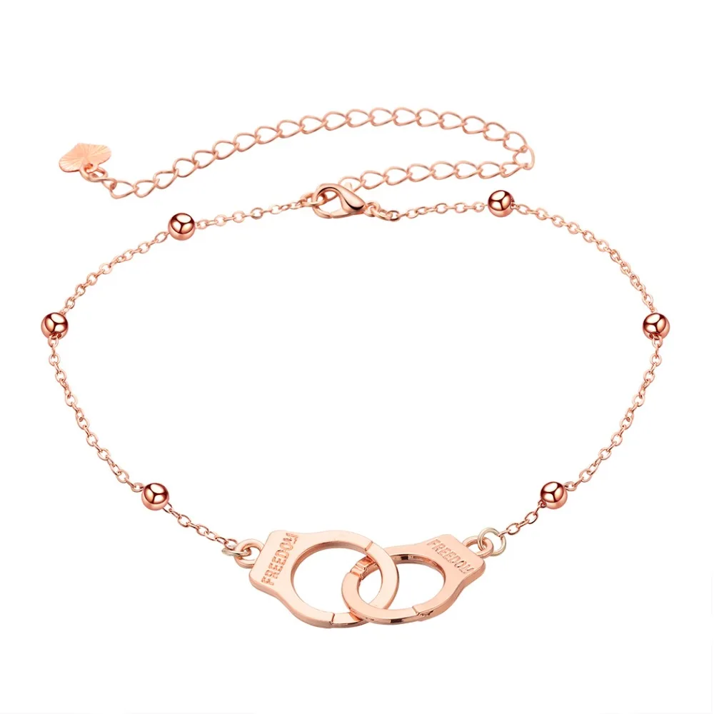 Браслет Chereda Anklets наручники из сплава розового и серебряного цвета женские