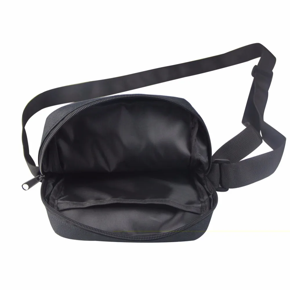 

FORUDESIGNS Fashion Fire Design Men Casual Travel Cross Body Bags Cool 3D Ball Pattern Men's Mini Messenger Bags Handbags Man