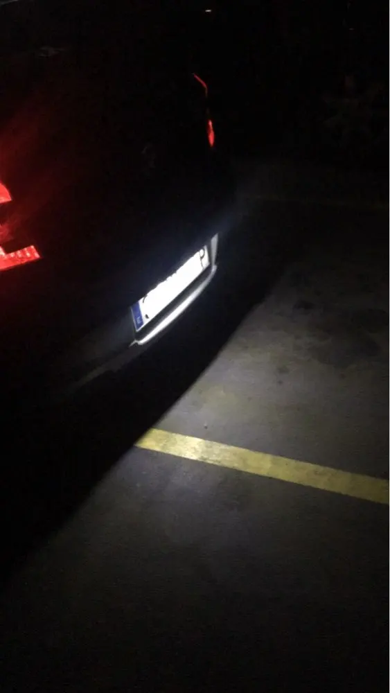 Светодиодная лампа для номерного знака E38 2X24SMD без ошибок BMW 7 серии 95-01 740iL 750iL 740i -