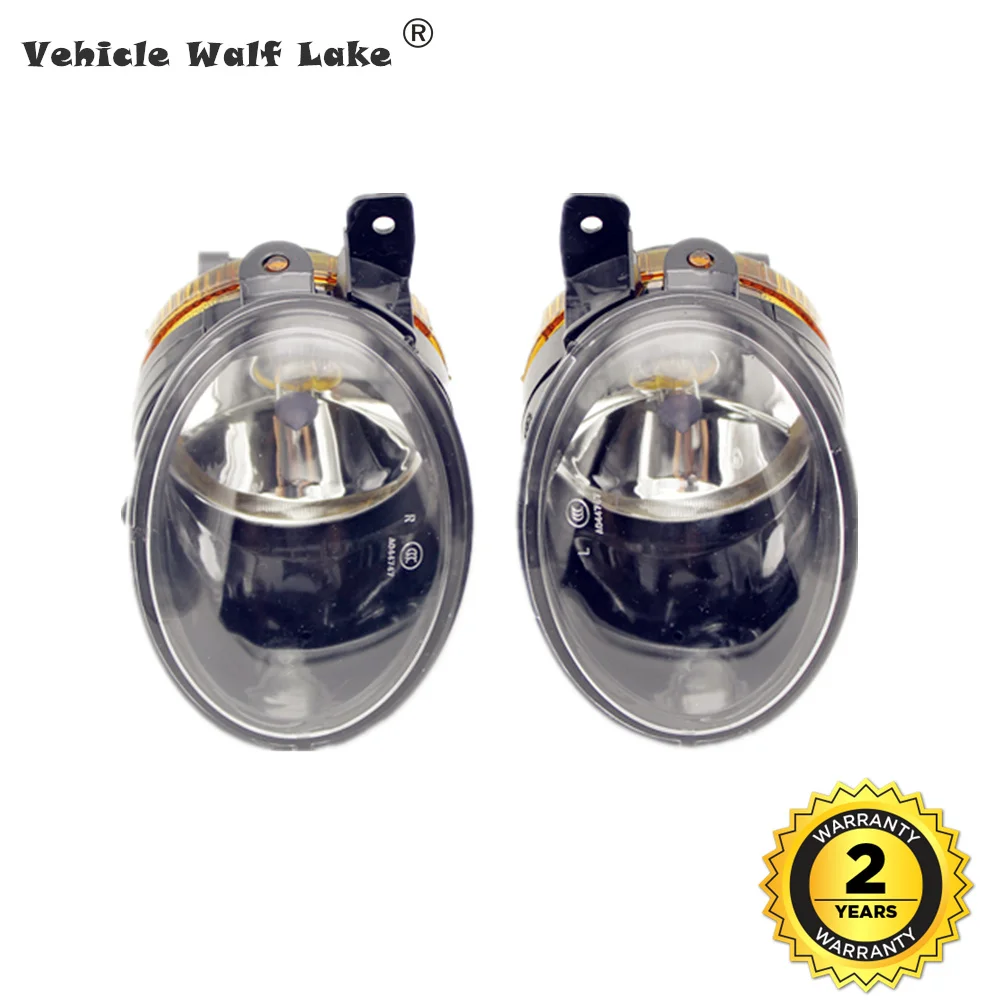 2 шт. для VW Transporter Multivan Caravelle T5 T6 2010 2011 2012 2013 Автомобильная Передняя галогенная противотуманная фара противотуманный светильник и провод - Цвет: Halogen Bulbs