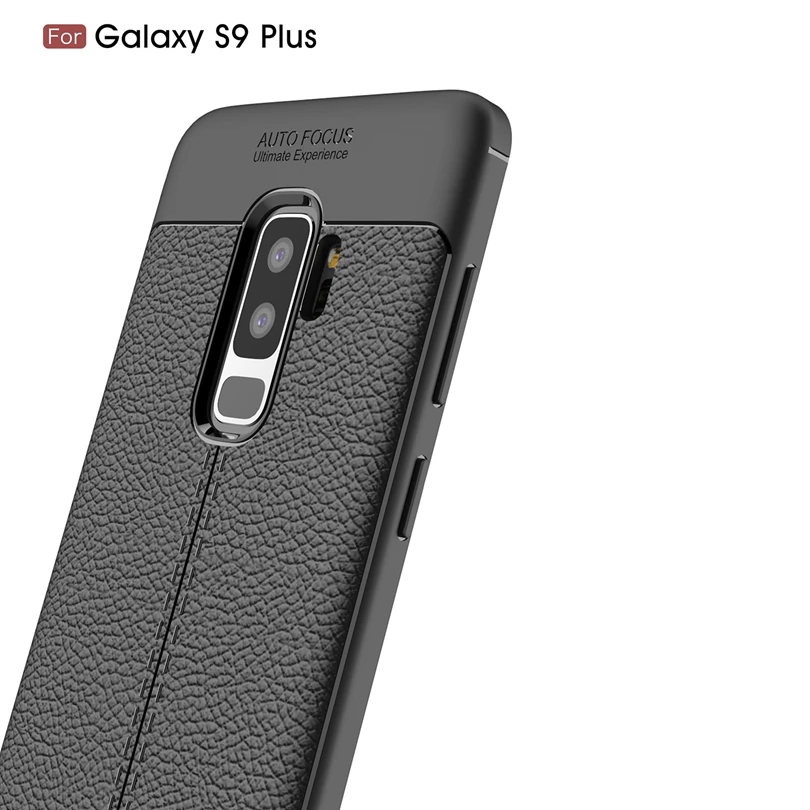 Роскошный мягкий силиконовый чехол с зернистой фактурой для Samsung Galaxy S9 Plus / S9Plus 6 1