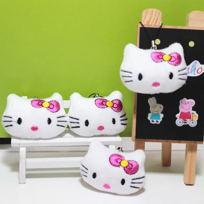 1 шт. плюшевая игрушка hello kitty маленький кулон детский подарок для вечеринки KT