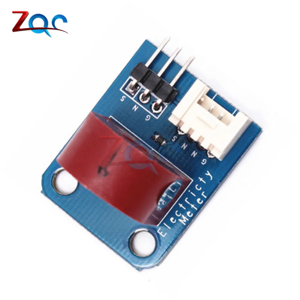 AC 5A Амперметр электричество сенсор модуль плата для Arduino аналоговый измеритель тока Модуль Кирпич 5 в I/O A12-100 трансформатор тока