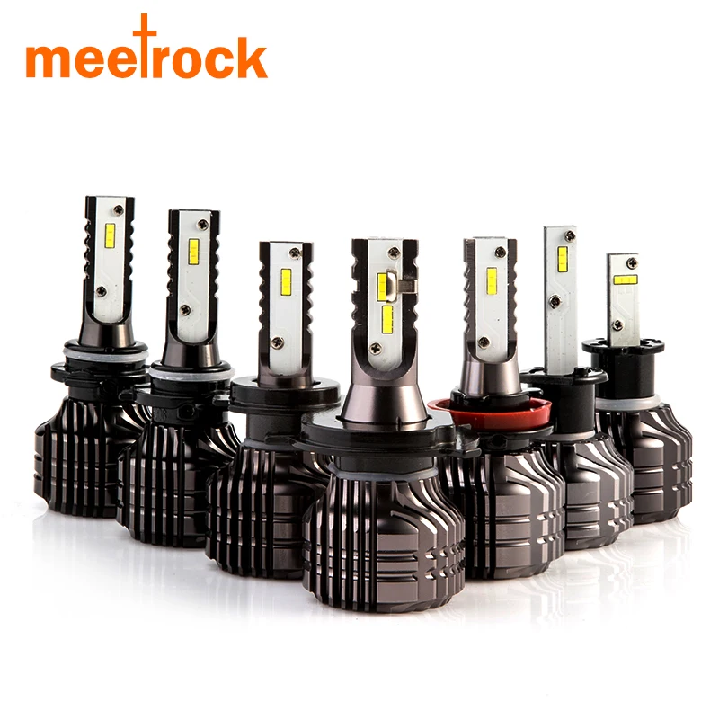 Meetrock 2 шт. Новый csp 9000lm 52 Вт H11 H1 HB3 9005 HB4 9006 H4 H7 светодиодные фары автомобиля источник