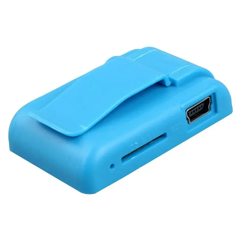 Мини зеркальный зажим USB цифровой Mp3 музыкальный плеер Поддержка 8 Гб SD TF карта