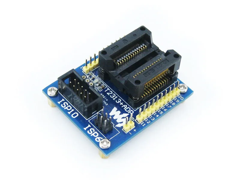 ATtiny2313 ATtiny4313 AVR SOIC20 (300 mil) ISP 10-контактный/6-контактный программирующий адаптер