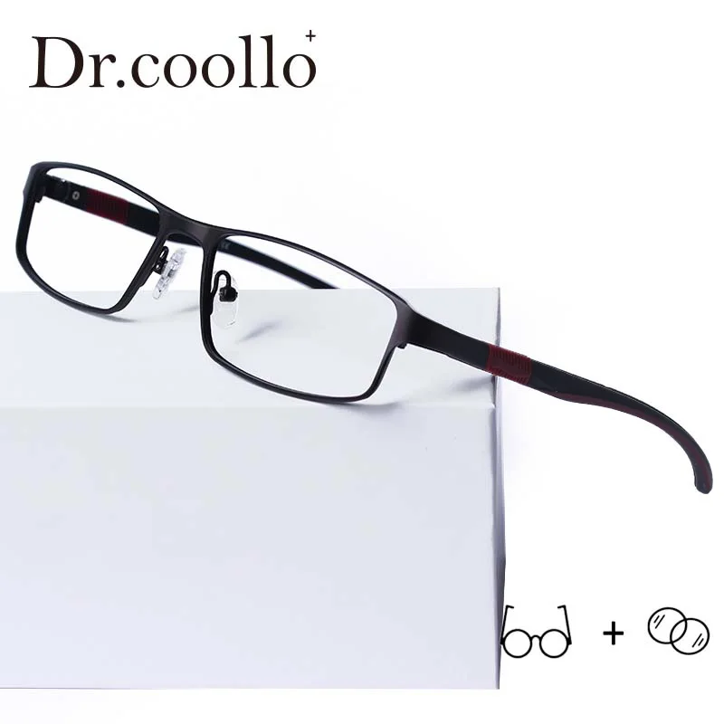 Очки с оправой из сплава оправа мужские Ультра легкие близорукости глаз стекло