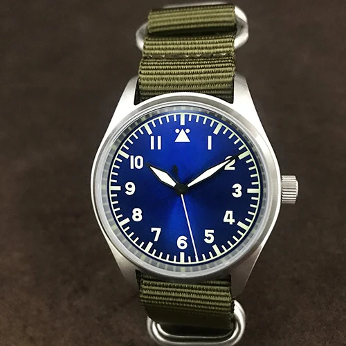 Model 1 San Martin, модные женские и мужские часы-пилот, нержавеющая сталь, 200 м, водонепроницаемые NH35, мужские наручные часы, сапфировое стекло, 39 мм - Цвет: Model 1