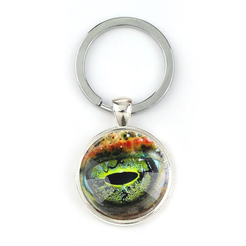 Сменный винтажный металлический глазок ящерицы стеклянные заготовки под