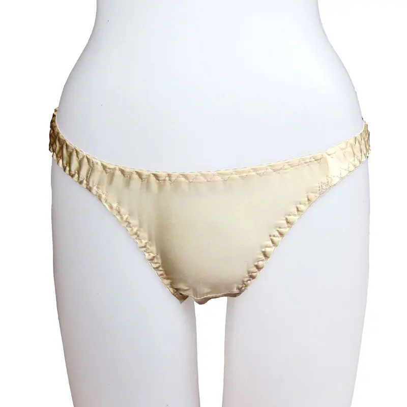 Женские трусики из натурального шелка однотонные 100% размера плюс S/M/L/XL/XXL