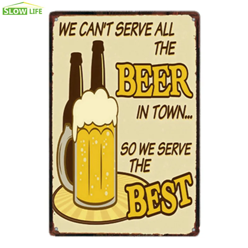 2019 Summer Beer Signs Wall Decor Metal Tin Sign Vintage Home Retro Plaque Cool Plate Poster | Дом и сад