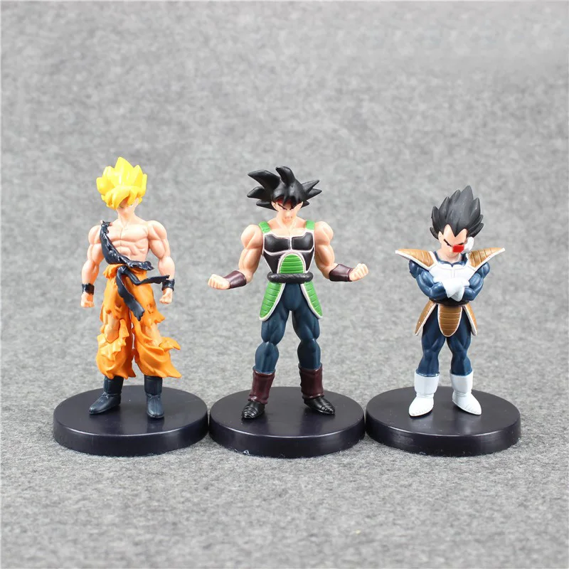 6pc/set Dragon Ball PVC Action Figure Toy Anime Super Saiyan Goku Vegeta Gohan Piccolo Cell Buerma Collection Display Brinquedos | Игрушки и