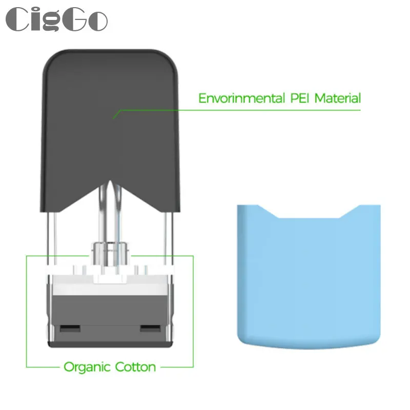 2019 Ciggo J Vape Pen Pod Kit with Built-in Battery 350mAh 0.5ml Refillable Tank Ceramic Coil Easy Press Fill System E-cig | Электроника