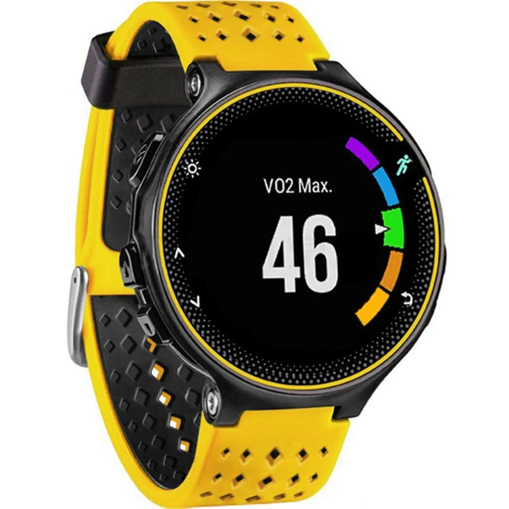 Новая мода мягкий силиконовый для Garmin Forerunner 220/230/235/620/630 замена наручные часы