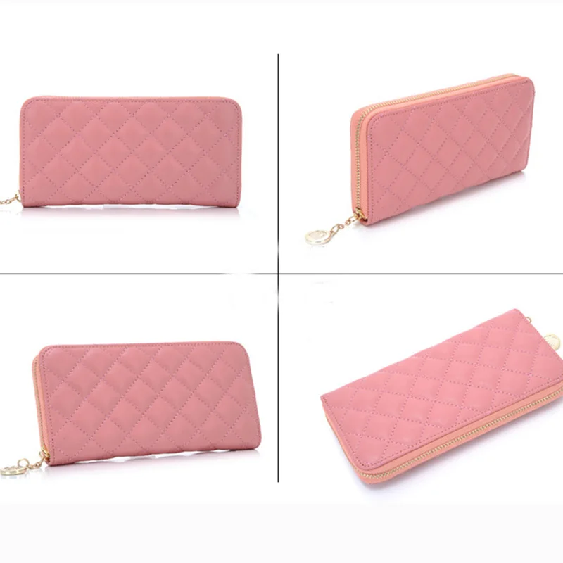 Осень 2017 г. Новинка зимы овчины Пояса из натуральной кожи Длинный кошелек Высокое