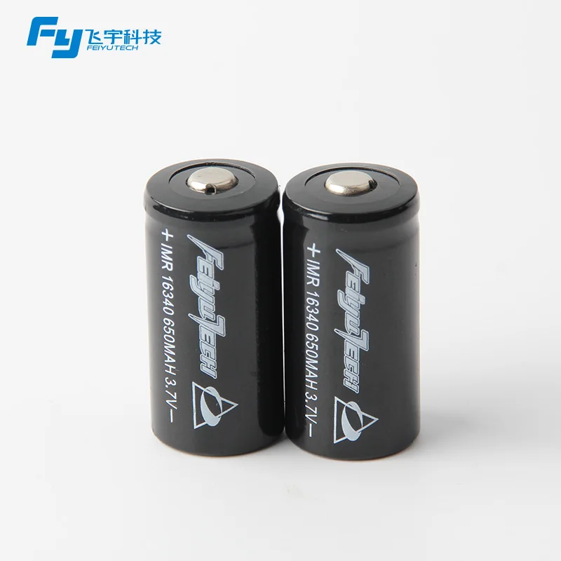 2 шт. Origtinal FY Feiyu батарея WG/G3 FeiyuTech Gimbal перезаряжаемый аккумулятор 16340 650 мАч Lipo