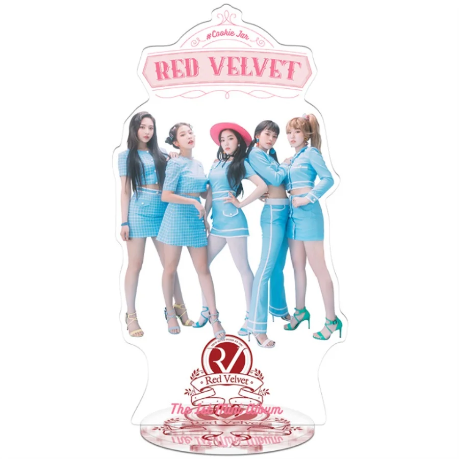 Red Velvet 3 Kpop красный бархат членов акриловая фигурка стэнди кукла Joy Irene Yeri стоячий стол Декор 22 см - Цвет: Red Velvet 3