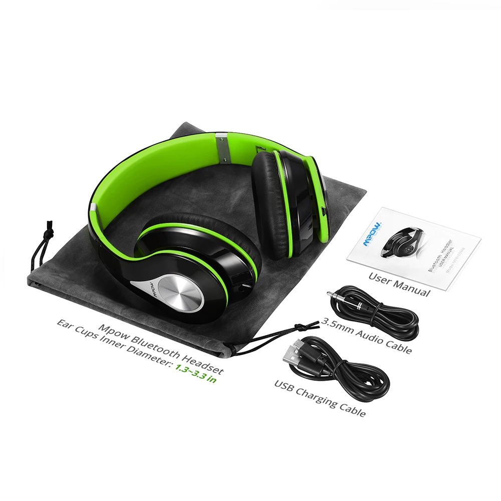 Беспроводная Bluetooth гарнитура Mpow 059 Складные стерео наушники вкладыши