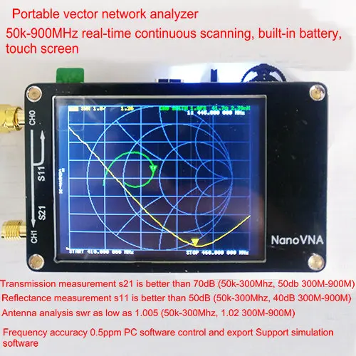 NanoVNA векторный сетевой анализатор антенный коротковолновый MF HF VHF UHF Genius|Детали и