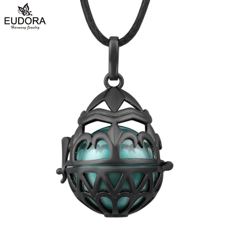 Новый подвеска Eudora в виде шара для беременности с ангелом женское черное