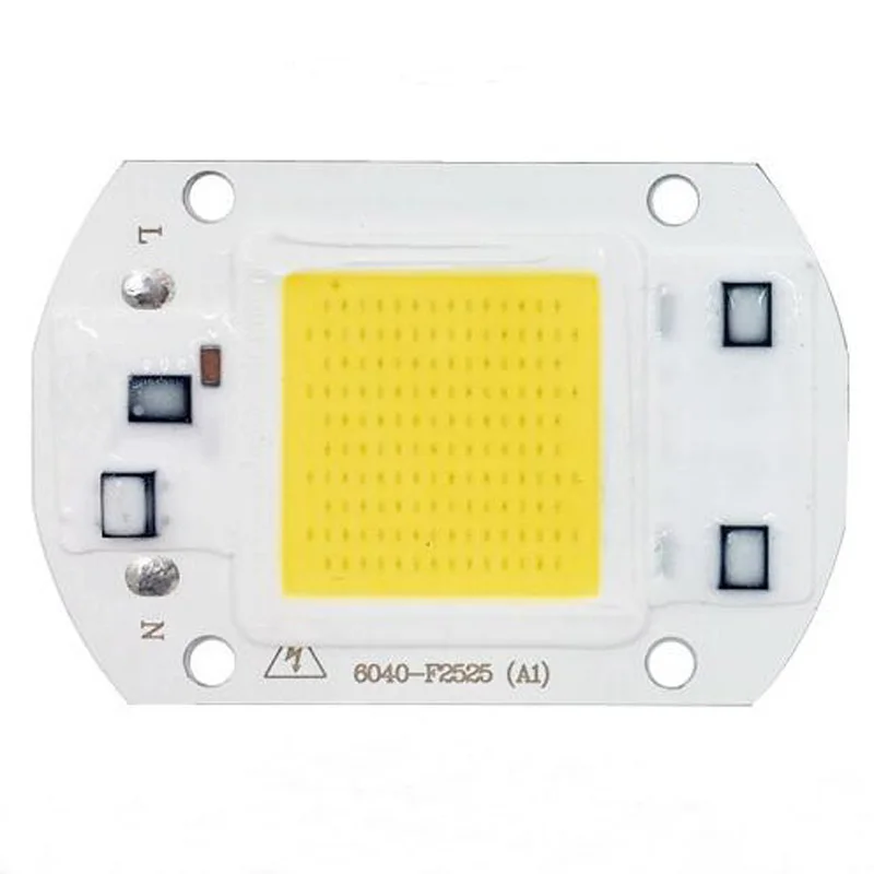 5 шт./лот COB светодиодный чип 30 Вт 220 В SMD лампа с умным IC для DIY прожектор | Лампы и
