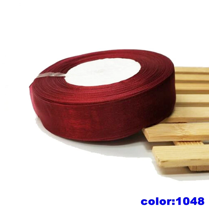 4 рулона прозрачная лента из органзы 200 ярдов 1 дюйм|organza ribbon|ribbon weavingribbon ribbon |