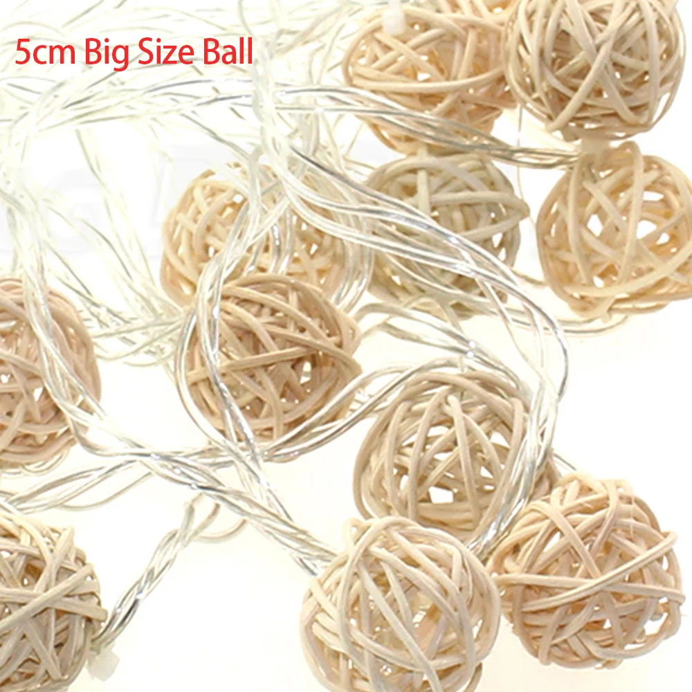 Светодиодная гирлянда с большим шариком 5 см 20 светодиодов 110 В/220 В|ball string lamps|string