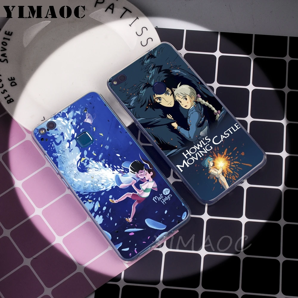 YIMAOC Hauru no ugoku shiro Soft Case for Huawei P 8 9 10 20 30 Lite Pro 2016 2017 smart 2019 TPU Cover |