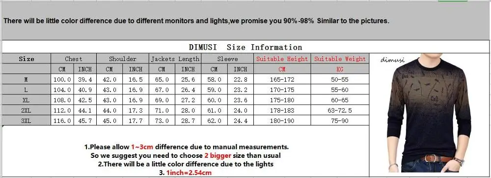 Мужской свитер DIMUSI на осень и зиму повседневная мужская приталенная трикотажная