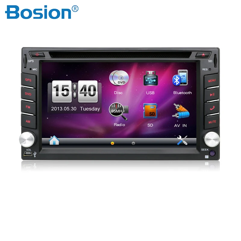 Bosion Dvd плеер автомобиля GPS радио Bluetooth 2 din универсальный для X TRAIL Qashqai икс трейл juke