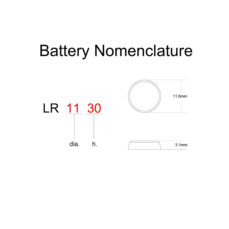 Щелочная батарея калькулятор часовые ячейки таблетка LR1130 1 5 в AG10 LR1131 LR54 SG10 SR54 SR1130