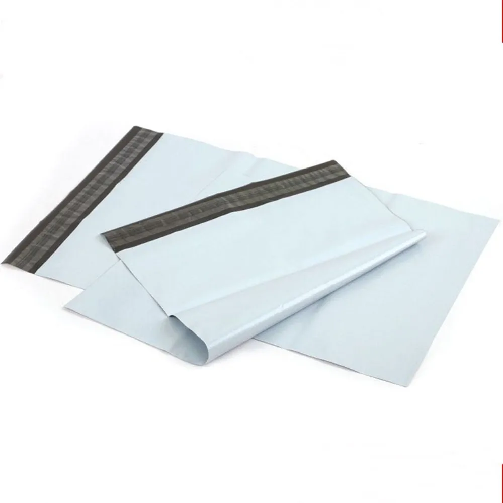 

100Pcs/ Lot Self Adhesive White Poly Mailer Mailing Packing Bag Express Courier Pouch Post Envelope Package Plastic Mailers Bag