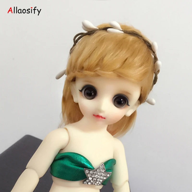 Волосы Allaosify Bjd 1 шт. парик для мальчиков Короткие парики кукол BJD 1/4 1/3 1/6 1/8 14 цветов