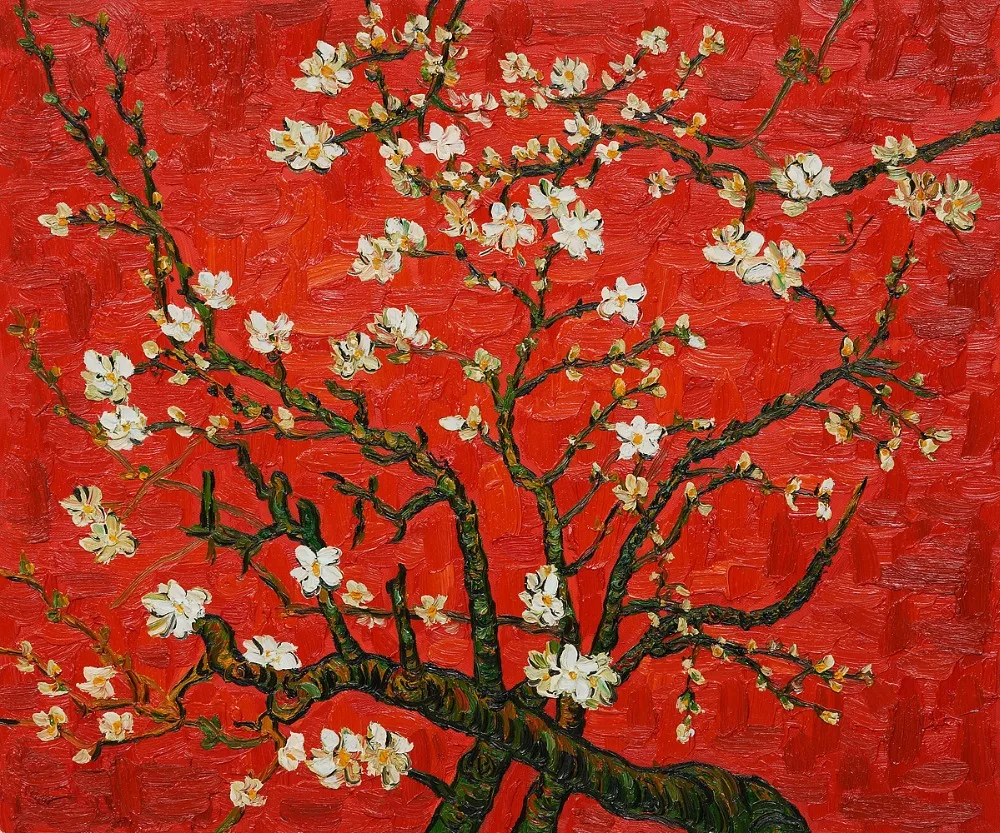 Vincent Van Gogh ручная роспись маслом холст Репродукция художественные ветви с цветком