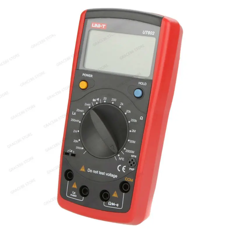 UNI T UT 602 Цифровой мультиметр Емкость индуктивность 2 mH 200 H LR тестер gB0640|tester diesel|tester
