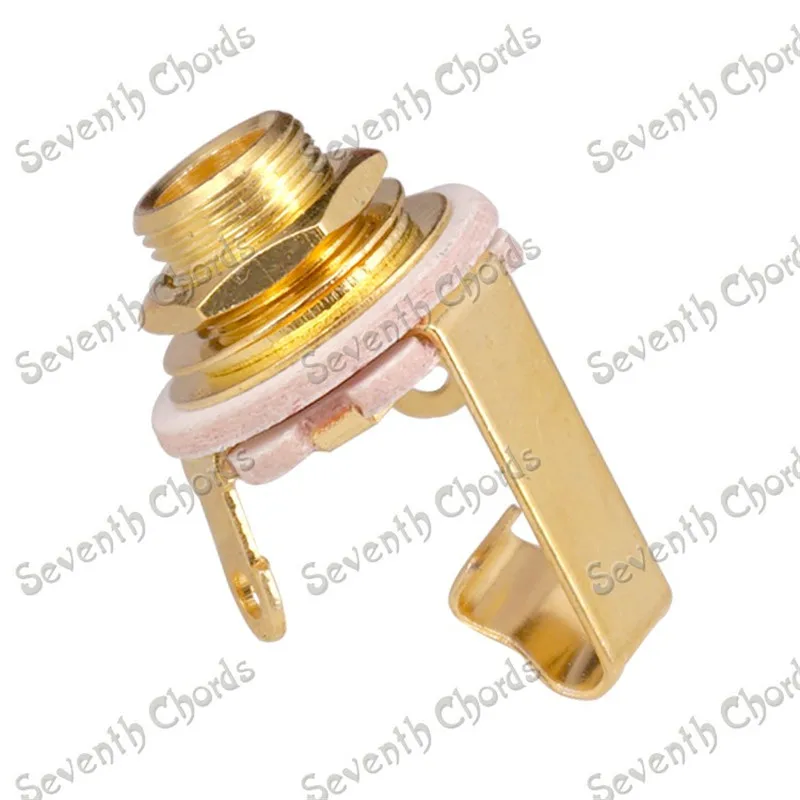 10 шт. 6 35 мм 1/4 &quotмоновход Jack разъем для электрогитары бас пикапа выход аксессуары