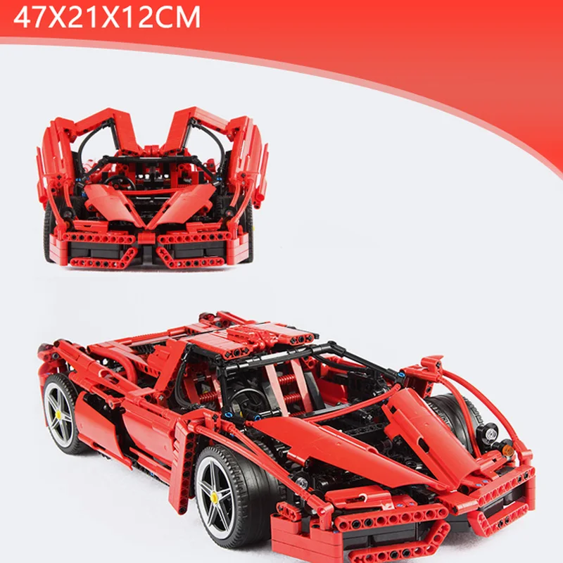 1359 шт F1 гоночный автомобиль 1:10 модель строительные блоки наборы Обучающие DIY Кирпичи игрушки подарки детям подходит Technic 8674 гонщик