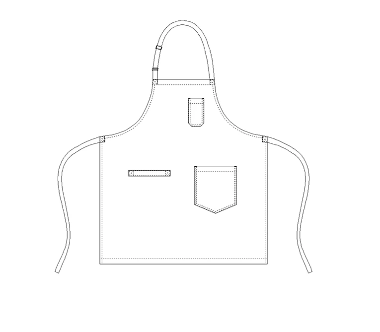 Фартук с логотипом на заказ Комбинезоны для кухни чая кофейни защиты от