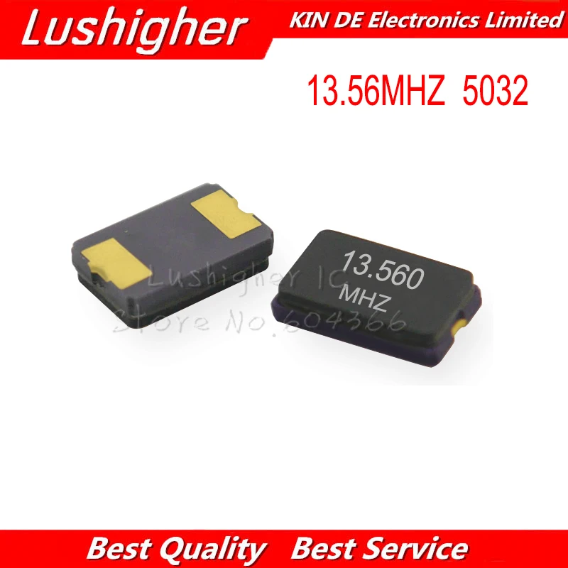 10 шт. 13,56 МГц 13,560 МГц 20pF 2Pin 5032 13,56 м Smd Кварцевый резонатор кристалл