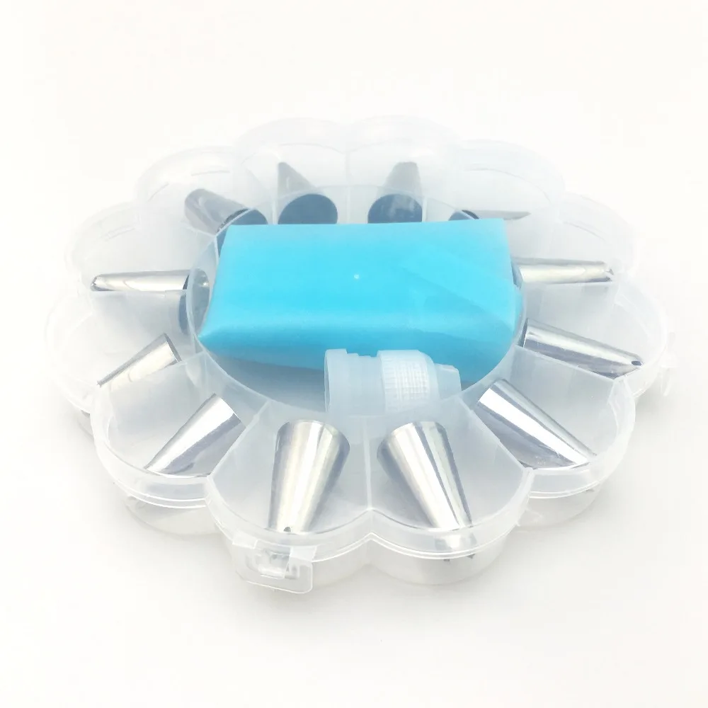 14 шт./компл. силиконовый кондитерский мешок для крема Обледенение труб из