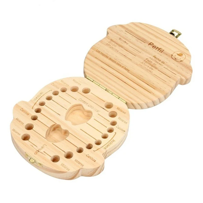 Дети мальчик девочка английский хранения Коробки Цвет Краски зуб поле молочных