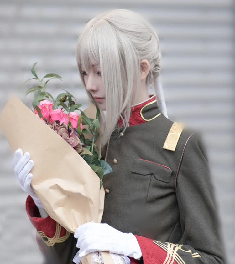 Парик для косплея FGO 70 см серый светлый термостойкий|cosplay costume|costume cosplaywig cosplay |