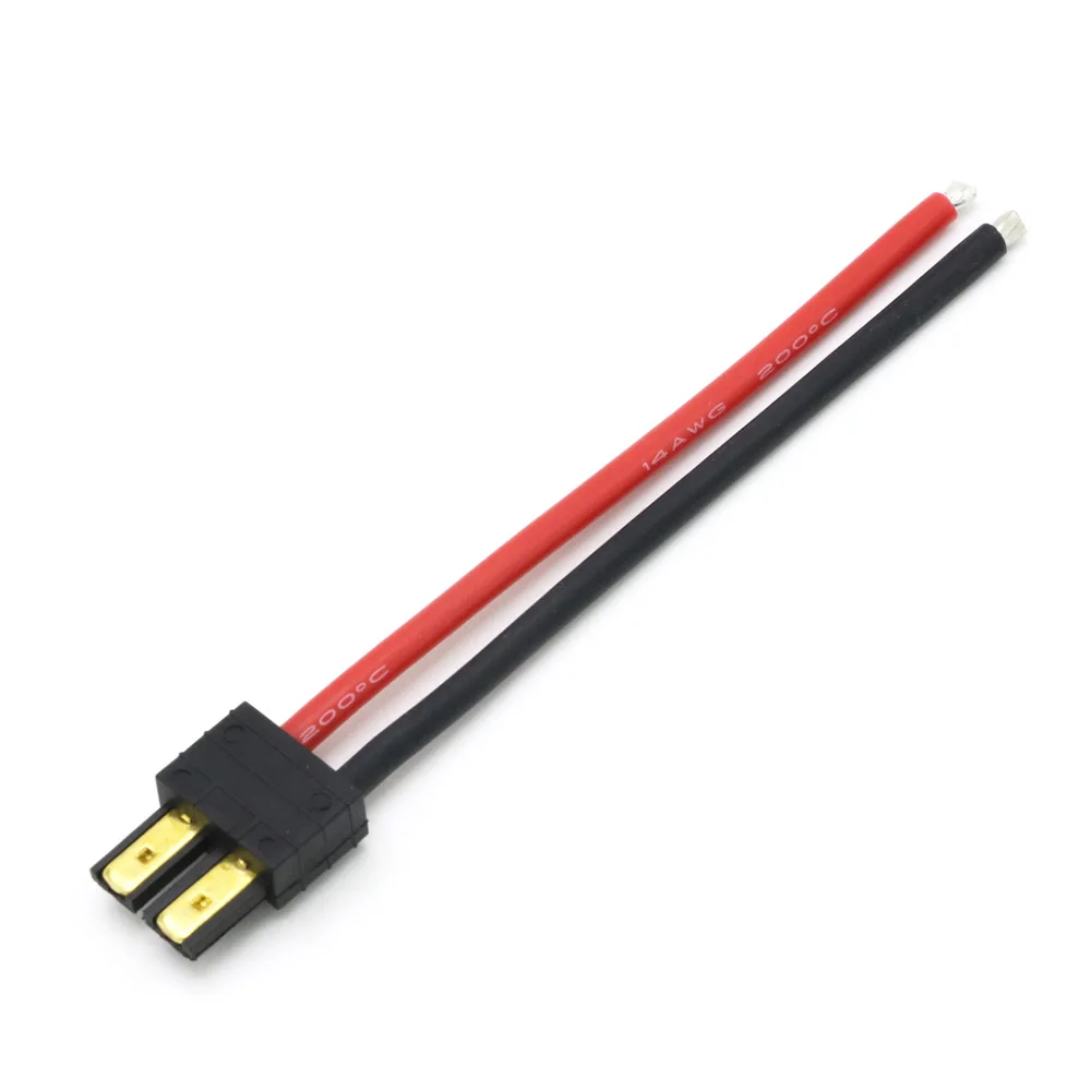 Штепсельная Вилка Trx с силиконовым разъемом 1 шт. 10 см 14AWG для радиоуправляемого