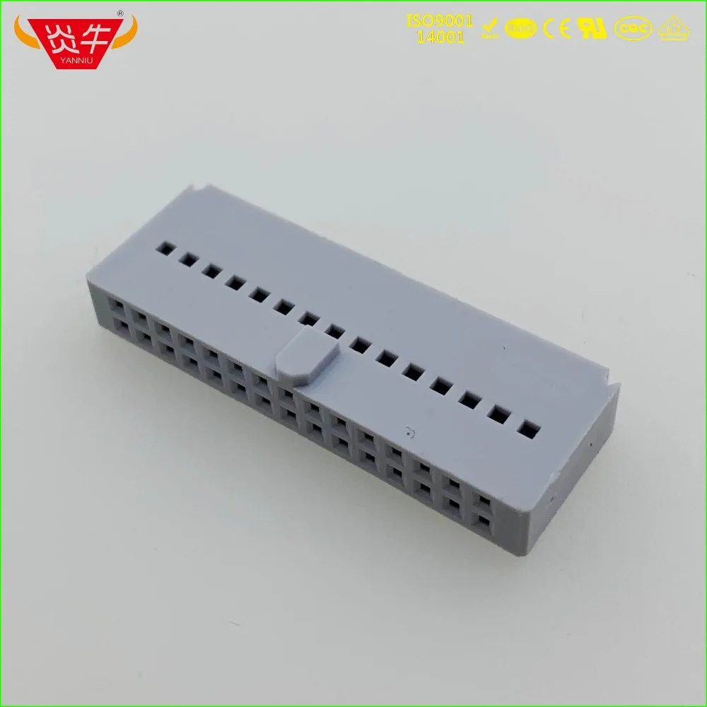Женский штекер 2 54 мм 30 контактов тип отжима IDC разъемы ISP JTAG HEADER для плоского