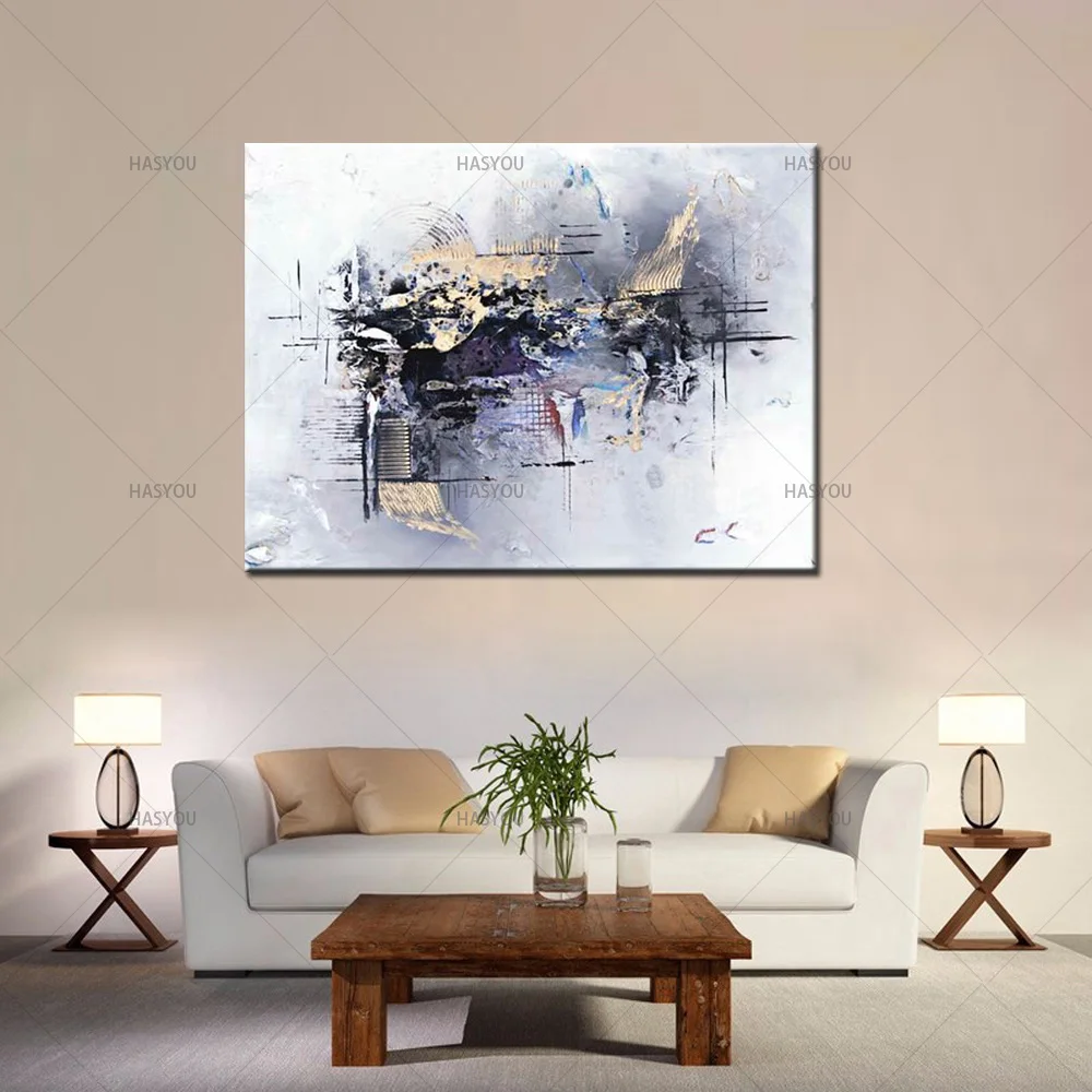 Картина маслом на холсте ручной работы большой размер 100% | Дом и сад