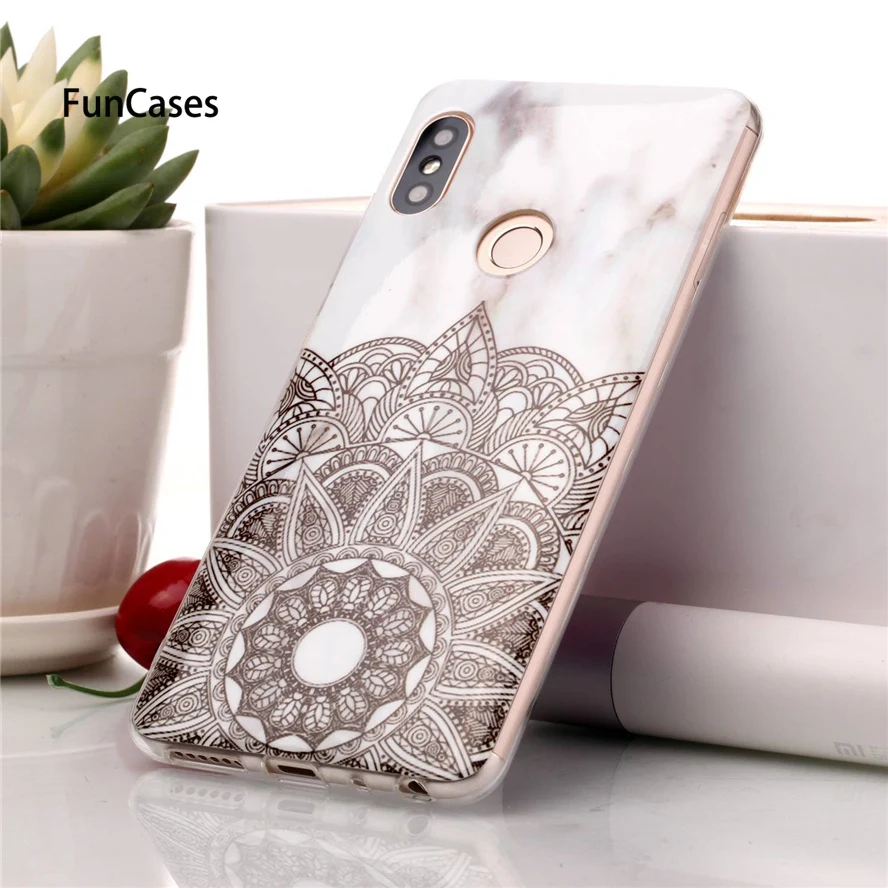 Роскошные Мрамор Камень случае СПС Coque Xiaomi Redmi Note 5 Pro Мягкие силиконовые ТПУ
