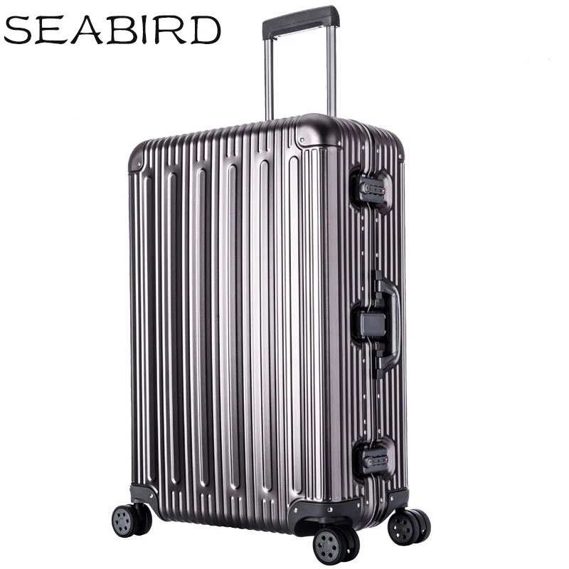 

100% All Aluminium alloy Luggage Hardside Rolling Trolley Luggage travel Suitcase 20 Carry on Luggage 25 29inch Checked Luggage